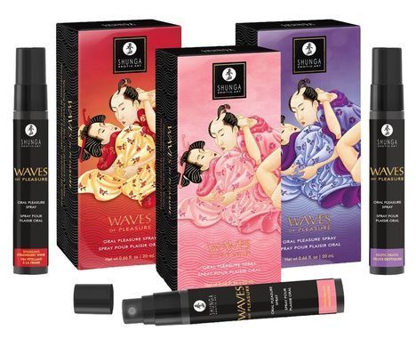 Спрей для посилення слиновиділення Shunga Waves of Pleasure Strawberry Sparkling Wine SX3264 фото