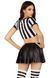 Костюм рефері Leg Avenue Time Out Referee XS, кроп-топ спідниця, свисток SO9190 фото 2