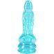 Фентезійний фалоімітатор Doc Johnson Crystal Jellies - Invader Dong 8.5 Inch - Teal SX4436 фото 4