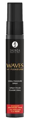 Спрей для посилення слиновиділення Shunga Waves of Pleasure Strawberry Sparkling Wine SX3264 фото