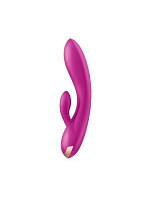 Смарт вібратор кролик із подвійним відростком Satisfyer Double Flex Violet SO6093 фото