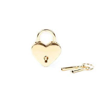 Замочок-сердечко Liebe Seele Heart Shape Padlock Gold (2 шт), універсальний SX1677 фото