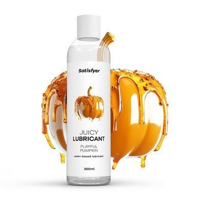 Лубрикант на водній основі Satisfyer Juicy Lubricant Playful Pumpkin water based 300 мл SX2724 фото