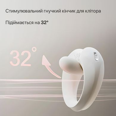 Ерекційне смарт-віброкільце Zalo Apis Turquoise Green, до 4 годин роботи, зарядний кейс SX2690 фото