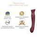 Смартвібратор 3в1 Zalo &mdash; Queen Set Wine Red, пульсівна перлина та вакуум, кристал Swarovski SO6662 фото 11