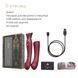 Смартвібратор 3в1 Zalo &mdash; Queen Set Wine Red, пульсівна перлина та вакуум, кристал Swarovski SO6662 фото 7