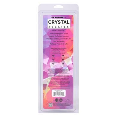 Дилдо Doc Johnson Crystal Jellies - Anal Delight - 5 Inch - Teal SX4437 фото