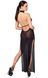 Сукня Noir Handmade F372 Onyx Twin-slit Long dress L SX4111 фото 3