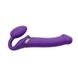 Безремінний страпон з вібрацією Strap-On-Me Vibrating Violet L, діам. 3,7 см, пульт ДК, регульований SO3826 фото 5