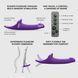 Вібронасадка для страпону з вакуумною стимуляцією Strap-On-Me Multi Orgasm Dildo S Purple SX4032 фото 3