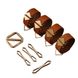 Набір для зв'язування LOCKINK Hogtie Set - Brown SX0840 фото 1