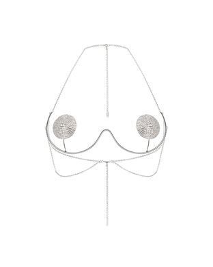 Прикраса на груди Obsessive Kisselie jewelry bra (м'яте паковання!!!) SX3602-R фото