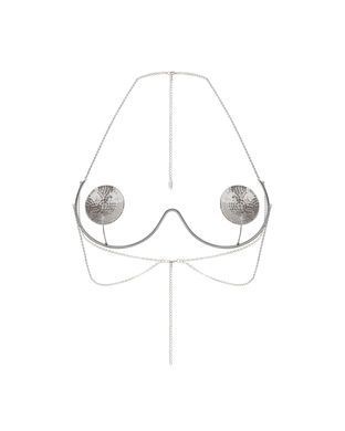 Прикраса на груди Obsessive Kisselie jewelry bra (м'яте паковання!!!) SX3602-R фото