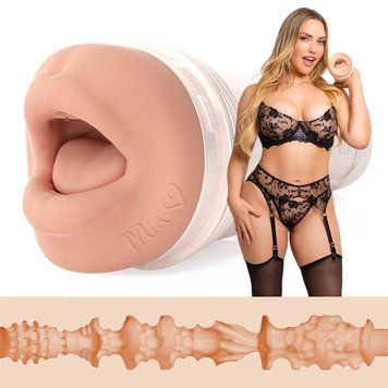 Мастурбатор-ротик Fleshlight Girls: Mia Malkova - Headshot, зі зліпка ротика, дуже ніжний SX3948 фото