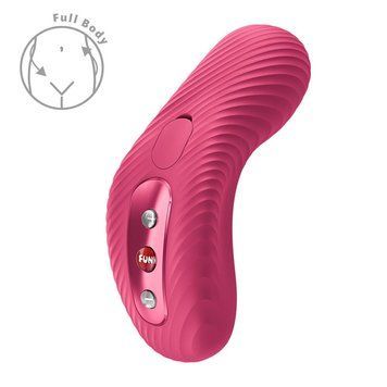 Накладний вібратор Fun Factory LAYA III Raspberry, ефект постукування пальцем SX3699 фото