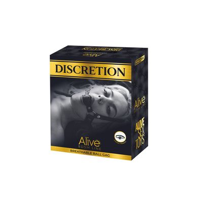 Повітропроникний кляп Alive Discretion Red SO5996 фото