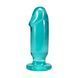 Набір анальних пробок Doc Johnson Crystal Jellies - Anal Starter Kit Teal (м'ятий та без вставки!!!) SX4427-R фото 4
