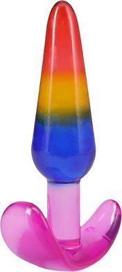 Набір анальних пробок Doc Johnson Crystal Jellies - Anal Trainer Set - Rainbow (м'яте паковання!!!) SX4435-R фото