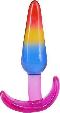 Набір анальних пробок Doc Johnson Crystal Jellies - Anal Trainer Set - Rainbow (м'яте паковання!!!) SX4435-R фото