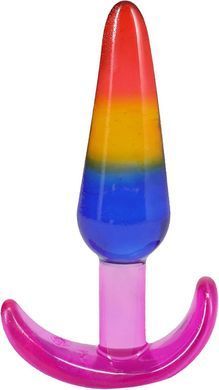 Набір анальних пробок Doc Johnson Crystal Jellies - Anal Trainer Set - Rainbow (м'яте паковання!!!) SX4435-R фото