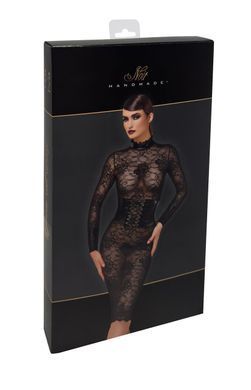 Сукня Noir Handmade F375 Noirelle Lace Corset Midi dress XL SX4117 фото