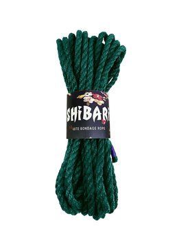 Джутова мотузка для шибарі Feral Feelings Shibari Rope, 8 м зелена SX2513 фото