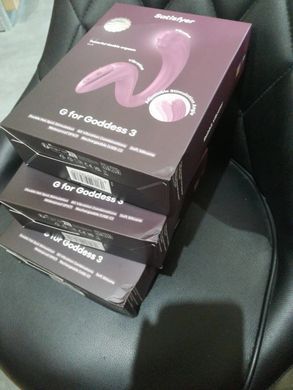 Вагінально-кліторальний вібратор Satisfyer G for Goddess 3 Wine Red (м'яте паковання!!!) SX3831-R фото