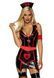 Вініловий костюм медсестри Leg Avenue Vinyl Naughty Nurse XL, сукня, фартух, повязки SO9148 фото 1