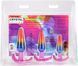 Набір анальних пробок Doc Johnson Crystal Jellies - Anal Trainer Set - Rainbow (м'яте паковання!!!) SX4435-R фото 8