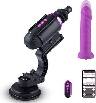 Міні секс-машина Hismith Mini Capsule Sex-Machine with Strong Suction Cup (м'ята паковання!!!) SO6197-R фото