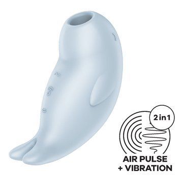 Вакуумний кліторальний стимулятор з вібрацією Satisfyer Seal You Soon, 2 незалежні мотори SX0564 фото