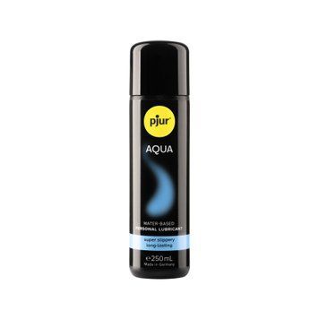 Лубрикант на водній основі pjur Aqua 250 мл, ефект оксамитової шкіри без прилипання PJ10350 фото