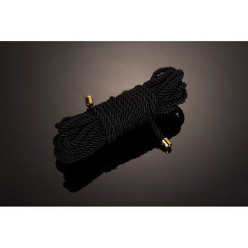 Мотузка для бондажу UPKO Restraint Bondage Rope, чорна, 10 м U22324 фото
