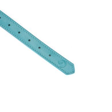 Маска на очі Liebe Seele Blue Lamb Leather Blindfold with Velvet Lining SX4841 фото