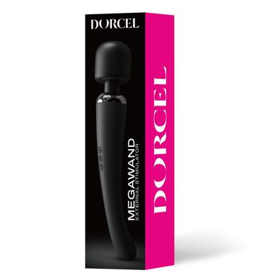 Потужний вібромасажер Dorcel Megawand Black перезаряджуваний, 160 режимів SO1403 фото