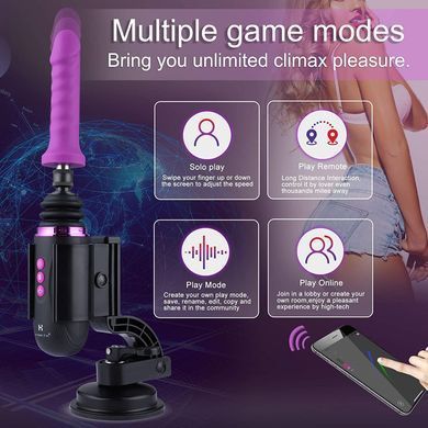 Міні секс-машина Hismith Mini Capsule Sex-Machine with Strong Suction Cup (м'ята паковання!!!) SO6197-R фото
