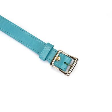 Маска на очі Liebe Seele Blue Lamb Leather Blindfold with Velvet Lining SX4841 фото