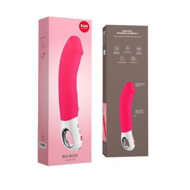 Вібратор для точки G Fun Factory BIG BOSS pink (м'яте паковання!!!) SX0938-R фото