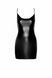 Сукня Noir Handmade F307 Mirage, M, black, міні, під латекс, відкрита спина, декор зі стразів SX0280 фото 4